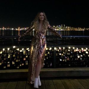 ASOS beautiful sequin dress.